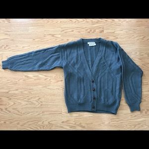 Vintage wool Christian Dior Mens cardigan size L